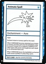 1 x Animate Spell - Mystery Booster - Convention Edition Playtest Cards - Light