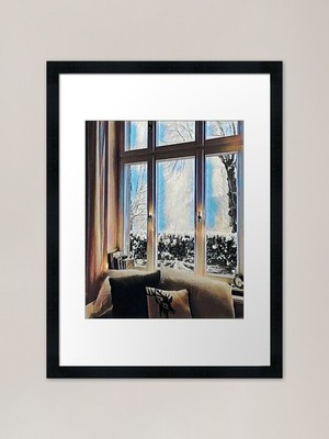 Cold Winter Beauty Gerahmter Kunstdruck Gerahmtes Wandbild Poster Leinwanddruck Bild