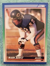 1990 SCORE MARK BORTZ ROOKIE #405 CHICAGO BEARS RC