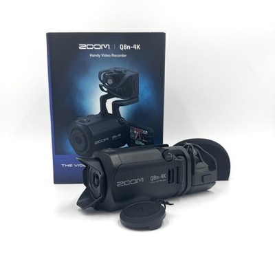 Zoom Q8n-4K Handy Video Recorder 4K UHD 24-Bit/96kHz Audio 4-Track Camcorder