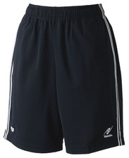 Nittaku Long Shorts Black with White Lines Size 3S NW-2497 LO1 NEW