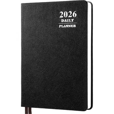 Large Daily Hourly Planner 2026 - One Page a Day, 2026 Diary 8.5 X 11" Hardcover