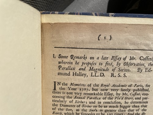 Halley, some remarks on a late essay of Mr Cassini - Picture 2 of 4