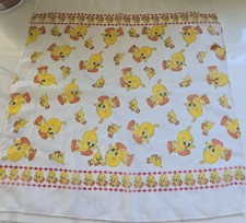 Vintage Tweety Bird Handkerchief Scarf Lightweight