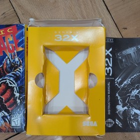 Cosmic Carnage Sega 32x complete in box with reg card clean cart! 