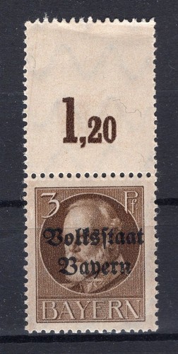 Bayern 116LF With Empty Space ** MNH MINT NEVER HINGED (81618)