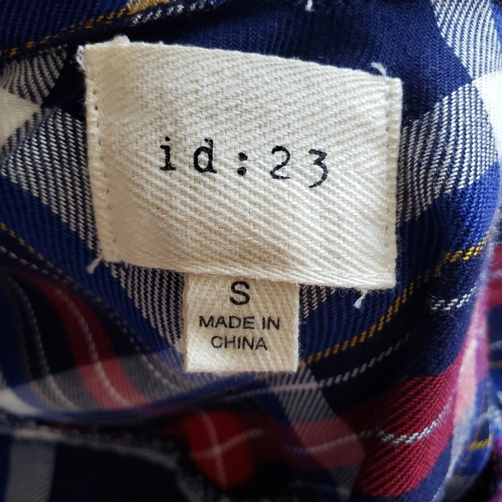 Id:23 Striped Plaid Button down Split Curved Hem … - image 10