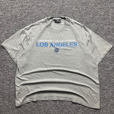 Y2K Steve & Barrys UCLA Los Angeles Bruins Graphic College T-Shirt Grey 2XL