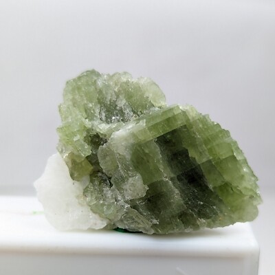 Green Diopside Crystal With Etched Formation Structure From Afghanistan, 26g