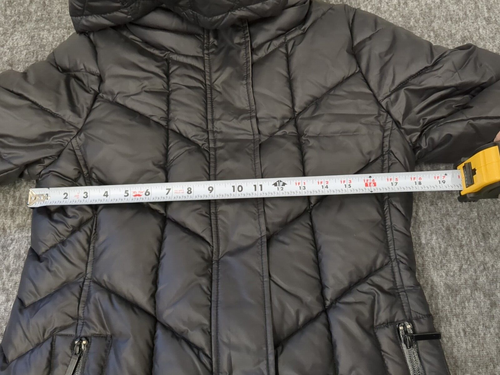 Women's Gallery Women's Hood Quilted Maxi Puffer Coat, Black Sz-S - Picture 3 of 4
