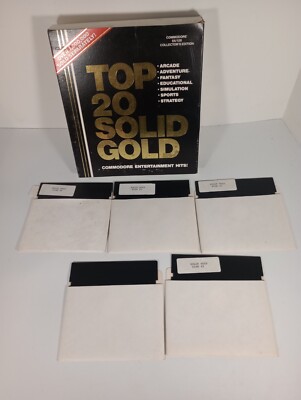 Top 20 Solid Gold Commodore Entertainment Hits Box & 5 Discs