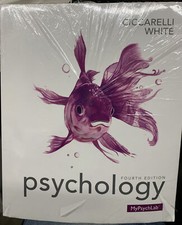 NEW 3 Days to US / CA Psychology 4E Saundra Ciccarelli Noland White 4th Edition