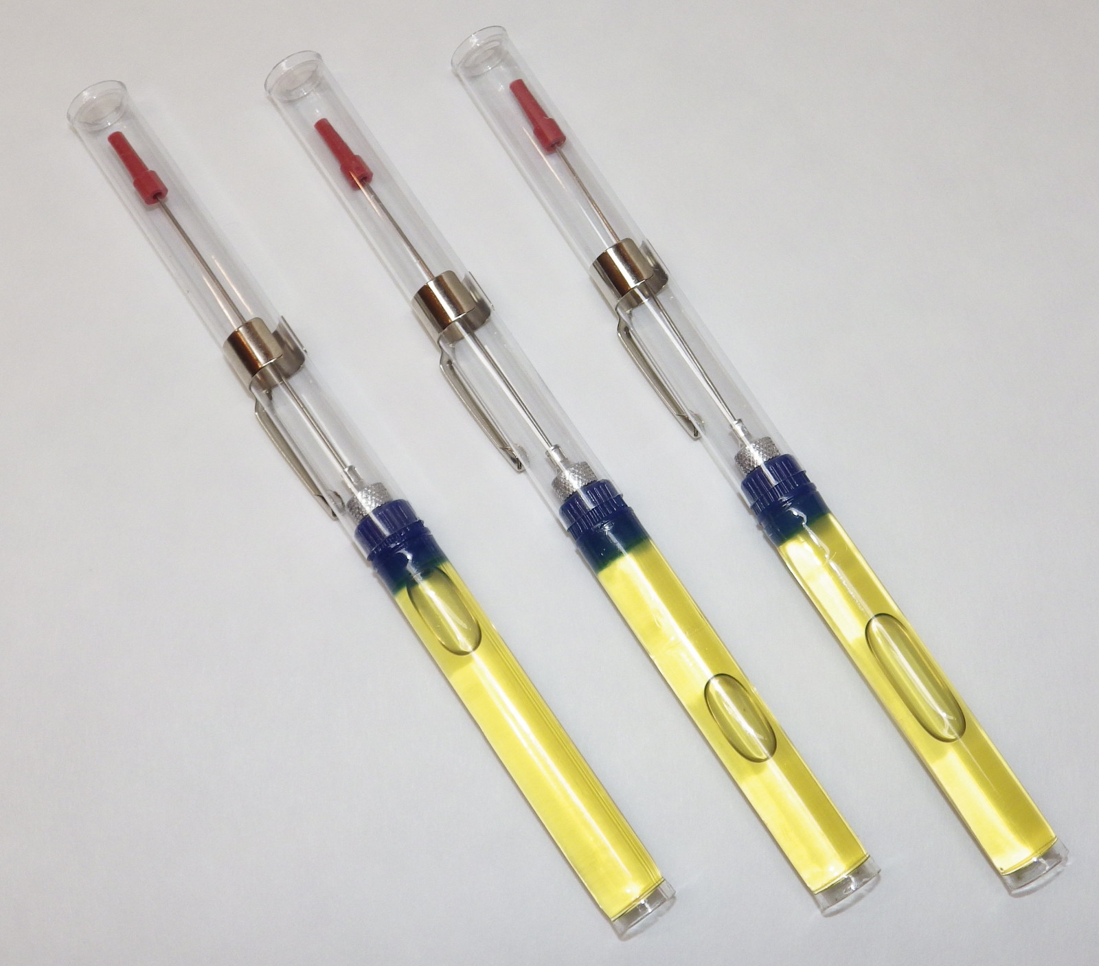 Clock Oil Oiler 3 1/4" Long Tip LOT OF 3 For Mantel Wall Grandfather Clocks NEW