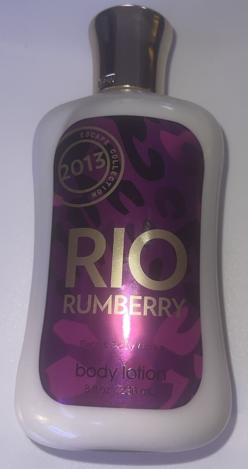 BATH AND BODY WORKS RIO RUMBERRY LOTION 8oz. 2013 Escape Collection