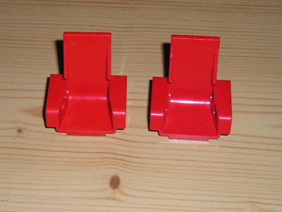 Lego 2 x Autositz Technic 2717 rot 8868 8850 8286 8840 8230 8225 8832 8825 8223 