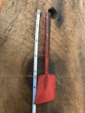 Vintage Tin Toy Shovel Red  Blue 6  