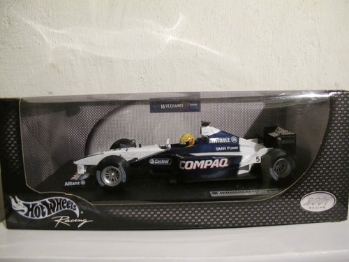 1:18 Formula 1, Williams FW23 Ralf Schumacher con personaggio, Hot Wheels, NUOVO & IMBALLO ORIGINALE - Foto 2 di 4