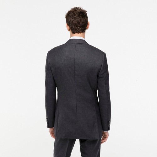 Nuevo con etiquetas $425 J.Crew Hombre 36/S Ludlow Traje Chaqueta Doble Ventilación Lana Americana Carbón - Imagen 7 de 7