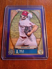 2021 Topps Gypsy Queen Aaron Nola Purple Border Parallel /250 Phillies PHI