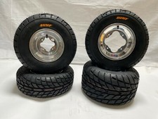 DWT A5 Polished Front Rear Wheels Sunf Street Tires YFZ450 Raptor Banshee 350