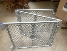 12 Panel Baby-Pet Gate. Solid Construction Panels are 32w x 26h. 32 FEET WIDE.