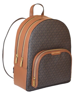 MICHAEL KORS backpack bag bag JAYCEE LG ZIP PKT BACKPACK brown