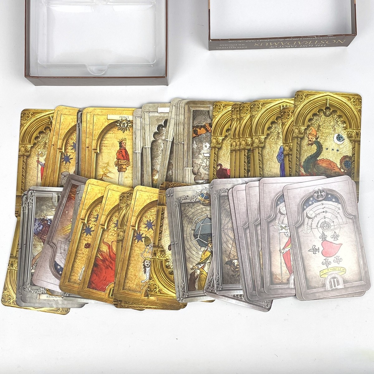 The Lost Tarot of Nostradamus Book & Complete Deck 78 cards