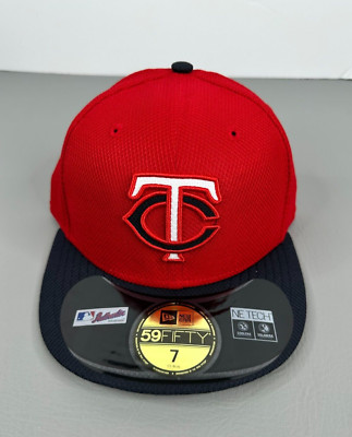 Minnesota Twins On-Field Hat Size 7 New Era 59fifty Official New Net Tech