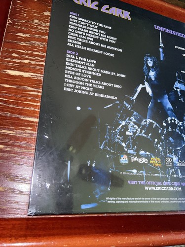 Eric Carr - Unfinished Business Deluxe Edition Box RSD Exclusive Colored Vinyl - Picture 12 of 13