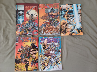 Prophet lot #1 ( Chrome Foil Cover), 2,5-7,9+10 + Annual 1 Stephen Platt Image