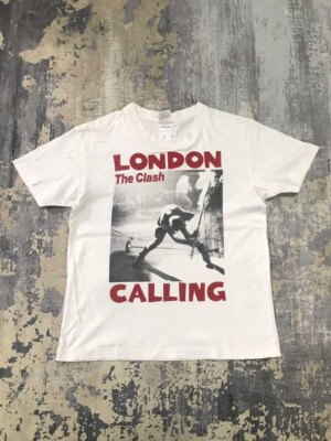 The Clash London Calling Band T-Shirt Unisex Cotton Tee All Size S -5XL