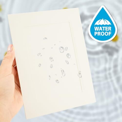 25 Pack 5x7 Cardboard Photo Frame Paper Picture Frame Cards with Easel White - Picture 5 of 9