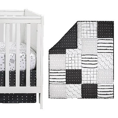 Juegos de cama para bebé negros para niñas
