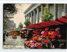 Postcard Marché aux fleurs de la Madeleine, Paris, France