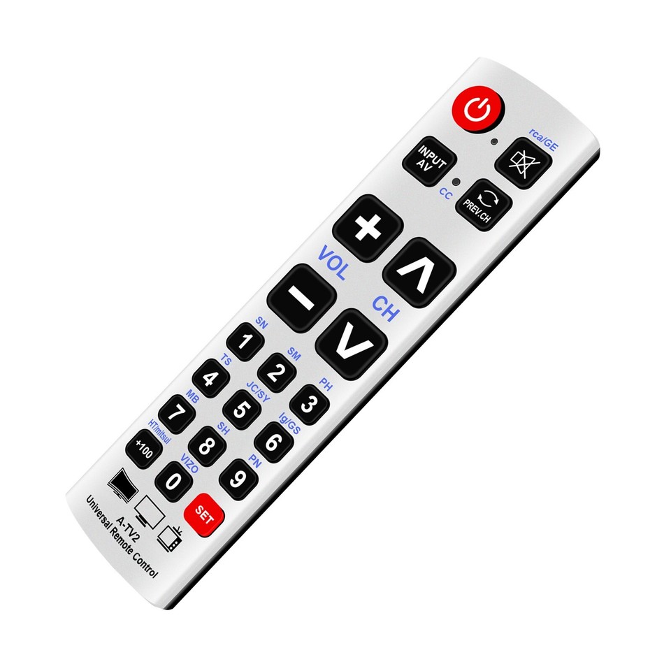 Photo inspiration: Almost Like A Remote Reference: Big Button Universal Remote Control A Tv2 Urc 1234Alb For