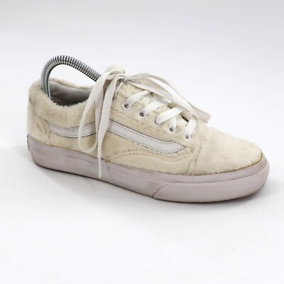 Vans Old Skool Sherpa Sneakers Unisex Mens 6 Women 7.5 Y2K Style Skate Boarding