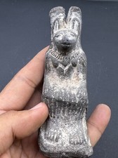 Historical Ancient Old Egyptian Artifacts Statue Figured With Egyptian Symbols