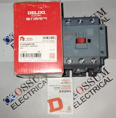 DELIXI ELECTRIC CJ2X9511M POWER CONTACTOR 95A VOLTAGE 220VAC SCHNELLER VERSAND
