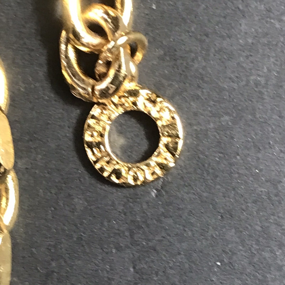 Collier Chaîne Doré Vintage Guy Laroche Paris - Grand Modèle, Occasion