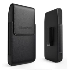 MV385 BK REIKO EXTRA LARGE POUCH BELT LOOP HOLSTER CELL PHONE CASE UNIVERSAL