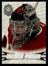 2017-18 Leaf Masked Men Wave #19 Kim St-Pierre Women HOF Mask (ref 110462)