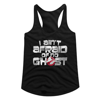 The Real Ghost Busters Cartoon I Ain't Afraid Of No Ghost Women's Tank Shirt 
