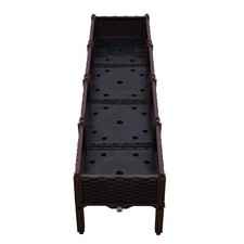Outdoor Elevated Raised Garden Bed Planter Box with Legs for Vegetable/Flower