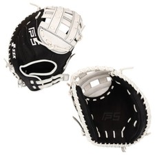 SSK FP5 34" Fastpitch Softball Catcher's Mitt FP5-3400BLKWHT12