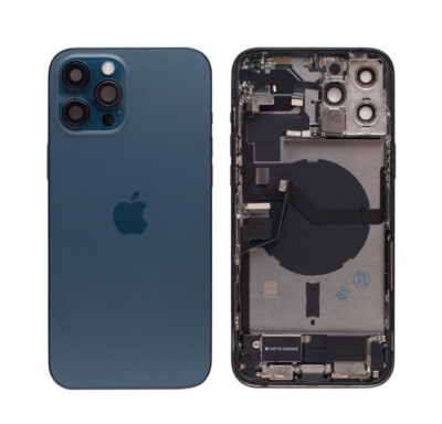 #ad iPhone 12 Pro Max Housing Back Replacement Blue With Small Parts OEM Grade B $99.99