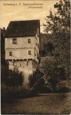 Old postcard postcard Rothenburg - Toppler castle GERMANY (1074338)