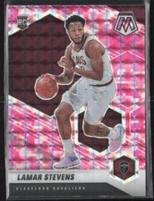 Lamar Stevens 2020-21 Panini Mosaic Mosaic Camo Pink #238 RC Cleveland Cavaliers