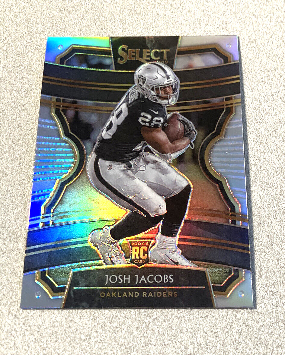2019 Panini Select Concourse RC Silver Prizm #81 Josh Jacobs Raiders