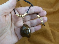(PP31-13) Real Jumbo MOOSE POOP doo doo turd nugget NECKLACE weird fun accessory