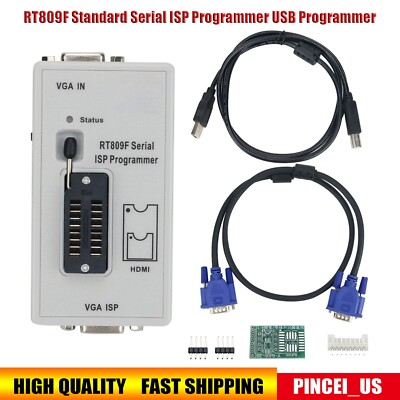 RT809F Serial ISP Programmer USB Programmer Read-Write Program LCD Programmer